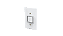 Conjunto interruptor 1 tecla intermediário Branco - Artis. - Imagem 3