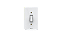 Conjunto interruptor 1 tecla paralelo Branco - Artis. - Imagem 1
