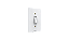 Conjunto interruptor 1 tecla paralelo Branco - Artis. - Imagem 2