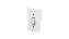 Conjunto interruptor 1 tecla simples Branco - Artis. - Imagem 3