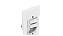 Conjunto interruptor 1 tecla simples + 1 tecla paralelo + 1 tomada 10A Branco - Artis. - Imagem 4