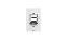 Conjunto interruptor 1 tecla simples + 1 tecla paralelo + 1 tomada 10A Branco - Artis. - Imagem 1