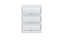 Quadro de distribuição de embutir 36 disjuntores din tampa branco. - Imagem 2