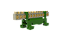 Barramento/borneira 12 Furos Para Trilho Din Verde. - Imagem 4