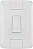 Conjunto 4x2 com 1 Interruptor simples 6A 250V Aria Branco Tramontina. - Imagem 1