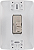 Conjunto 4x2 com 1 Interruptor simples 6A 250V Aria Branco Tramontina. - Imagem 3