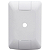 Placa com 1 Furo 9,5 mm 4x2 Tramontina Aria Branca. - Imagem 1