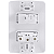 Conjunto 4x2 com 1 Interruptor Simples 6A 250V e 1 Tomada 2P+T 10A 250V Tramontina Aria Branco. - Imagem 3