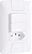 Conjunto 4x2 com 2 Interruptores Simples 6A 250V e 1 Tomada 2P+T 10A 250V Tramontina Aria Branco. - Imagem 2