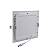 Luminária plafon LED de embutir quadrada 42W 3000K 3.360 lúmens 40cm x 40cm. - Imagem 2