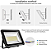 Refletor LED SMD 500W 5700K 60.000 lúmens IP66. - Imagem 4
