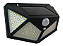 Luminária balizador LED SMD 20W 1.600 lúmens 3000K Solar IP65 com sensor. - Imagem 1