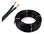 Cabo Paralelo 300V 2x1,50mm Preto Rolo Com 100 Metros. - Imagem 1