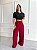 Calça Pantalona Nina - Vinho - Imagem 3