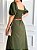 Vestido Midi Odete - Militar - Imagem 2