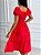 Vestido Bianca - Vermelho - Imagem 3