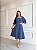 Vestido Heloisa - Azul Poá - Imagem 1