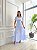 Vestido Giovana - Azul e Branco - Imagem 1