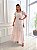 Vestido Giovana - Bege e Branco - Imagem 1