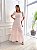 Vestido Giovana - Bege e Branco - Imagem 4