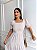 Vestido Giovana - Bege e Branco - Imagem 5