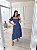 Vestido Tereza -  Azul Poá - Imagem 1
