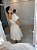 Vestido Heloisa - Bege e Branco - Imagem 2