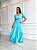 Vestido Giovana - Azul Tiffany - Imagem 3