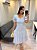 Vestido Tereza - Azul e Branco - Imagem 1