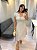 Vestido Bianca - Bege e Branco - Imagem 1