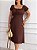 Vestido Bianca - Marrom - Imagem 3