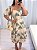 Vestido Heloisa - Estampado Bege - Imagem 3