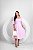 Vestido Heloisa - Rosa e Branco - Imagem 1