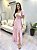 Vestido Alessandra - Rosa e Branco - Imagem 1
