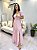 Vestido Alessandra - Rosa e Branco - Imagem 4