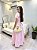 Vestido Alessandra - Rosa e Branco - Imagem 2