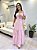 Vestido Alessandra - Rosa e Branco - Imagem 3