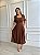 Vestido Estela - Marrom - Imagem 1