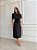 Vestido Chemise Sofia - Poá Preto - Imagem 1