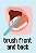 Placa Escovando os Dentes - To brush your teeth - Imagem 4