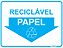 Placa Reciclagem de Papel - Imagem 1