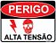 Placa Perigo – Alta Tensão - Imagem 1