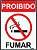 Placa Proibido Fumar - Imagem 1