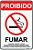 Placa Proibido Fumar - Imagem 1
