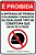 Placa Proibido Entrar com Capacete - Imagem 1