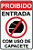 Placa Proibido Entrada de Capacete - Imagem 1