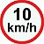 Placa 10 KM/h - Imagem 1
