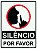 Placa de Silêncio - Imagem 1