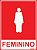 Placa Sanitário Feminino - Imagem 1