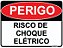 Placa Risco de Choque Elétrico - Imagem 1